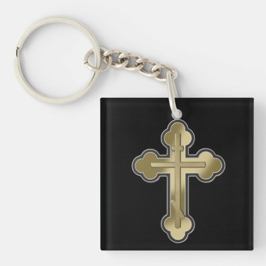 Orthodoxe kruis sleutelhanger (Voorkant)