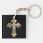 Orthodoxe kruis sleutelhanger (Achterkant)