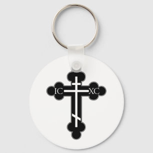 Orthodoxe kruis sleutelhanger