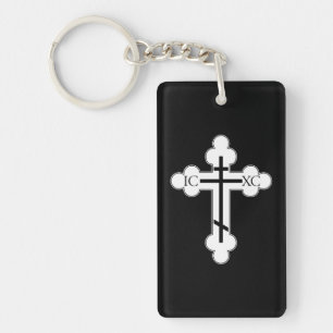 Orthodoxe kruis sleutelhanger