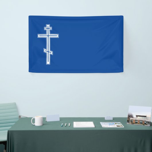 Orthodoxe kruis spandoek (Beurs)