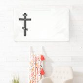 Orthodoxe kruis spandoek (Insitu)