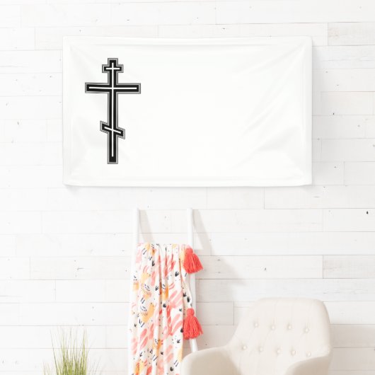 Orthodoxe kruis spandoek (Insitu)