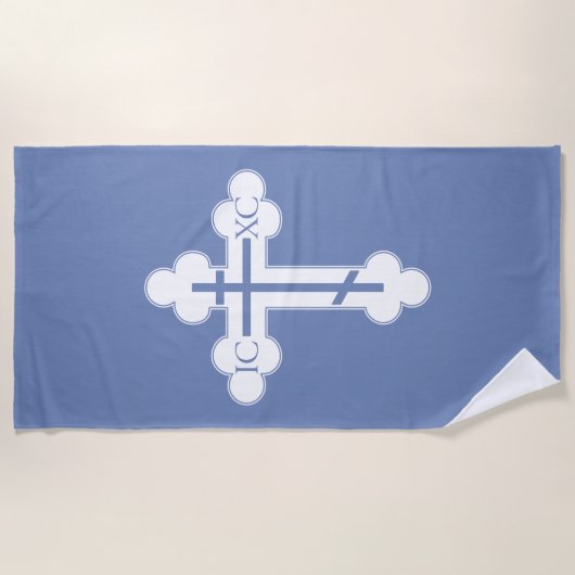 Orthodoxe kruis strandlaken (Voorkant)