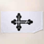 Orthodoxe kruis strandlaken (Voorkant)
