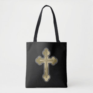 Orthodoxe kruis tote bag