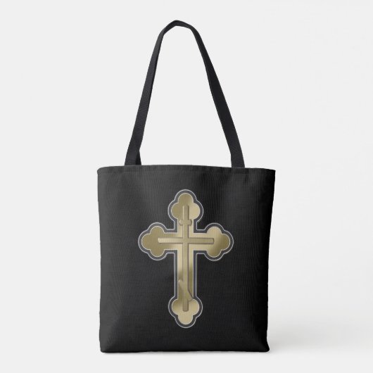 Orthodoxe kruis tote bag (Achterkant)
