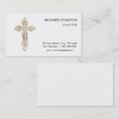 Orthodoxe kruis visitekaartje (Voorkant / Achterkant)