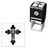 Orthodoxe kruis  zelfinktende stempel (In situ)