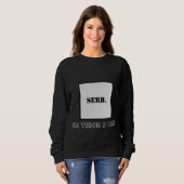 Orthodoxe kruissweatshirt trui (Voorkant volledig)