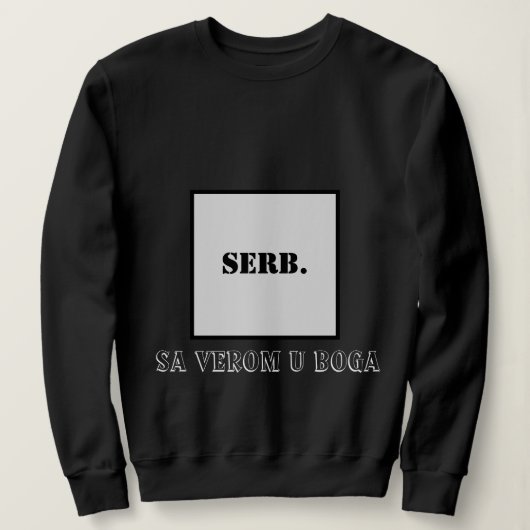 Orthodoxe kruissweatshirt trui (Design voorkant)