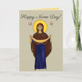 Orthodoxe Naamdagkaart Kaart (Voorkant)