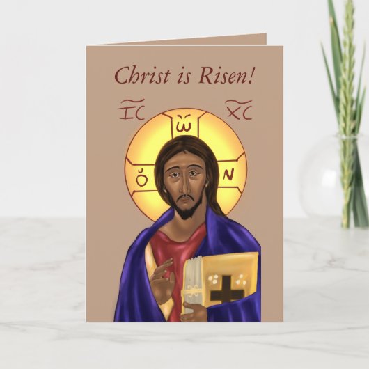 Orthodoxe Pascha-icoon kaart (Voorkant)