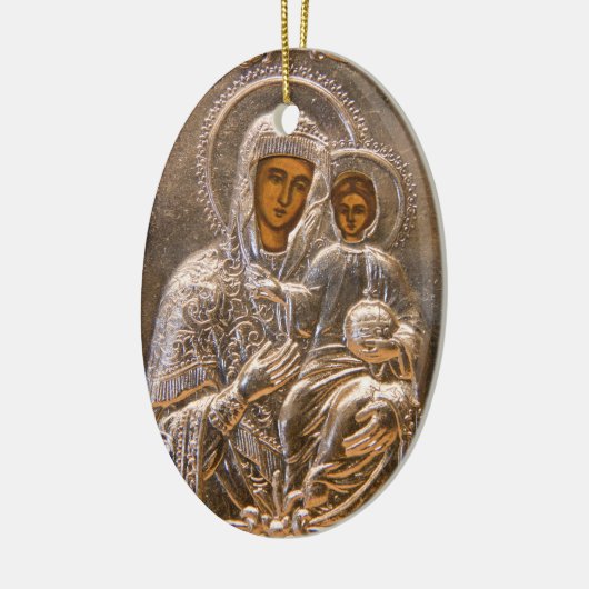 Orthodoxe pictogram keramisch ornament (Links)