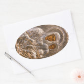 Orthodoxe pictogram ovale sticker (Envelop)