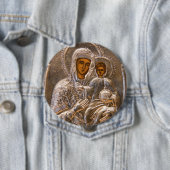 Orthodoxe pictogram ronde button 4,0 cm (In situ)