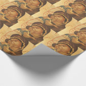 Orthodoxe Pictogram van Maagd Mary en Baby Jesus Cadeaupapier (Hoek)