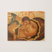 Orthodoxe Pictogram van Maagd Mary en Baby Jesus Legpuzzel (Horizontaal)