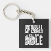 Orthodoxie l Orthodoxe Kerk l Grappig Gezegde Sleutelhanger (voorkant)