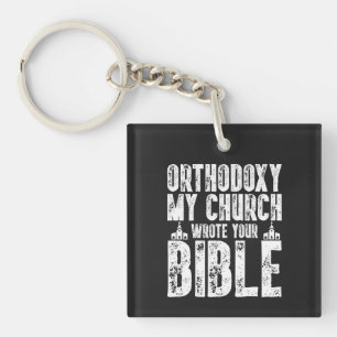 Orthodoxie l Orthodoxe Kerk l Grappig Gezegde Sleutelhanger