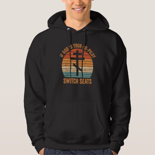 Orthodoxy Orthodox If God is your co-pilot, switch Hoodie (Voorkant)