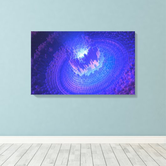 Orthohedron Canvas Afdruk (Insitu (Houten vloer))