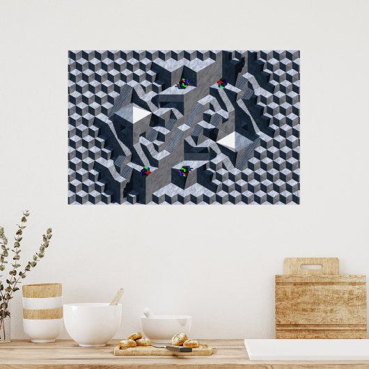 Orthonormaal Poster (Keuken)