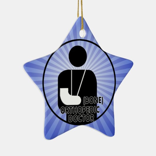 ORTHOPEDIC (BOT) DOCTOR LOGO KERAMISCH ORNAMENT (Rechts)