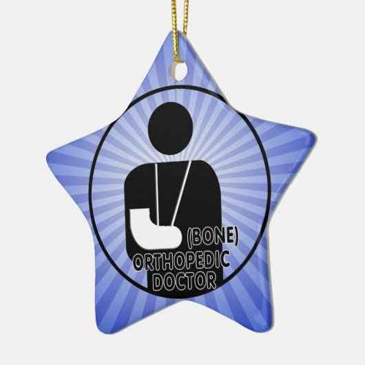 ORTHOPEDIC (BOT) DOCTOR LOGO KERAMISCH ORNAMENT (Links)