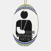 ORTHOPEDIC (BOT) DOCTOR LOGO KERAMISCH ORNAMENT (Links)