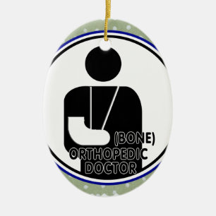 ORTHOPEDIC (BOT) DOCTOR LOGO KERAMISCH ORNAMENT