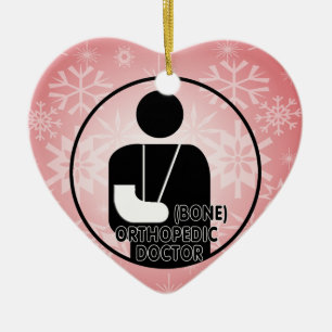 ORTHOPEDIC (BOT) DOCTOR LOGO KERAMISCH ORNAMENT