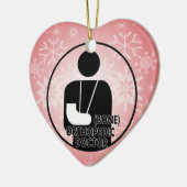 ORTHOPEDIC (BOT) DOCTOR LOGO KERAMISCH ORNAMENT (Links)