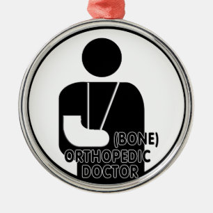 ORTHOPEDIC (BOT) DOCTOR LOGO METALEN ORNAMENT