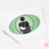 ORTHOPEDIC (BOT) DOCTOR LOGO OVALE STICKER (Envelop)