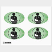 ORTHOPEDIC (BOT) DOCTOR LOGO OVALE STICKER (Vel)
