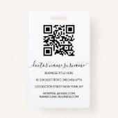 Orthopedic Massage Therapist doctor chiropractic Badge (Achterkant)