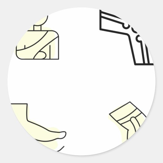 Orthopedic Nurse Sticker Pack - Orthopedic Nurse (Voorkant)