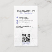 Orthopedic Rehab Clinic | Modern White Visitekaartje (Voorkant)