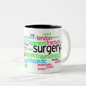 Orthopedica Love Tweekleurige Koffiemok (Voorkant rechts)