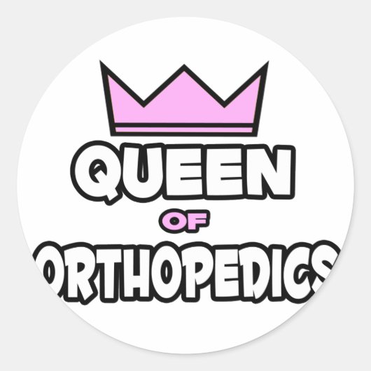 Orthopedici Ronde Sticker (Voorkant)