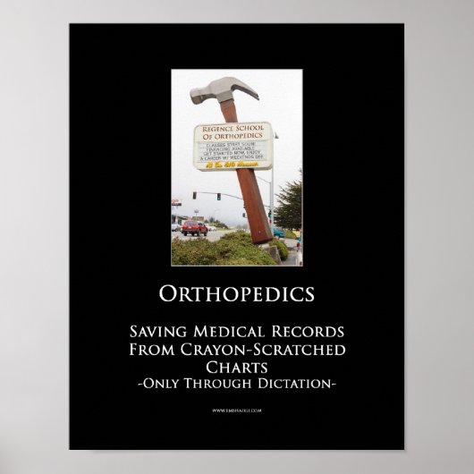 Orthopedie Motivatie Poster (Voorkant)