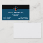 Orthopedie van de medische ruggengraat visitekaartje (Voorkant / Achterkant)