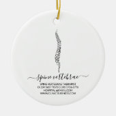 Orthopedisch arts Chiropracticus Keramisch Ornament (Voorkant)