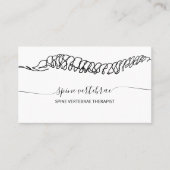 Orthopedisch arts Chirurg Massage Therapeut Visitekaartje (Voorkant)