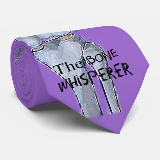 Orthopedisch arts chirurg Stropdas Paars (Opgerold)