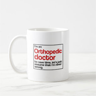 Orthopedisch arts koffiemok