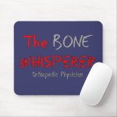Orthopedisch arts "The Bone Whisperer" Muismat (Met muis)