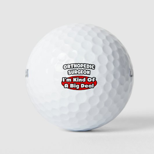 Orthopedisch chirurg...big deal golfballen (Voorkant)