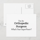 Orthopedisch chirurg briefkaart (Voorkant / Achterkant)